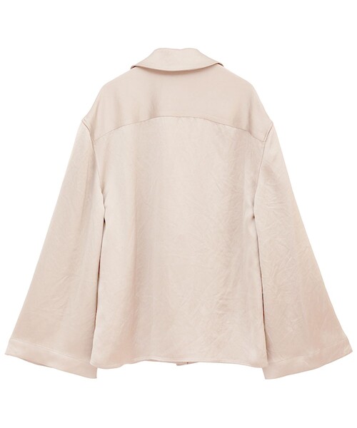 CLANE（クラネ） ブラウス シャツ 「CLANE/クラネ」TAILORED SATIN