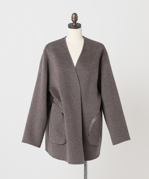 plage（プラージュ） ノーカラーコート コート HAMILTON Cardigan