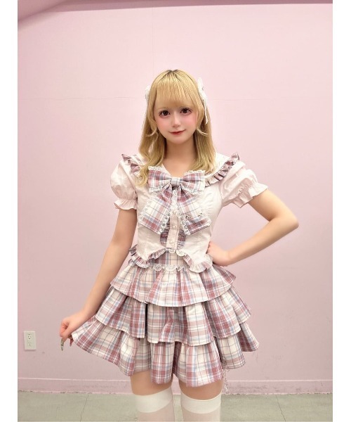 Ank Rouge（アンクルージュ） ブラウス シャツ 安全ピンセーラー