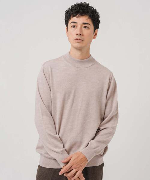 EDIFICE（エディフィス） セーター ニット 12G ウール/シルク/カシミヤ