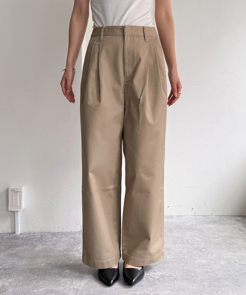 fredy emue（フレディエミュ） マルチサイズ チノパン ツータック