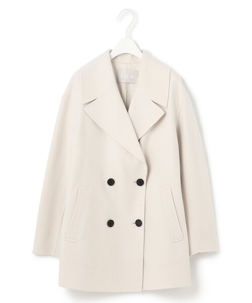 ICB（アイシービー） ピーコート pコート ウールリバー Pコート