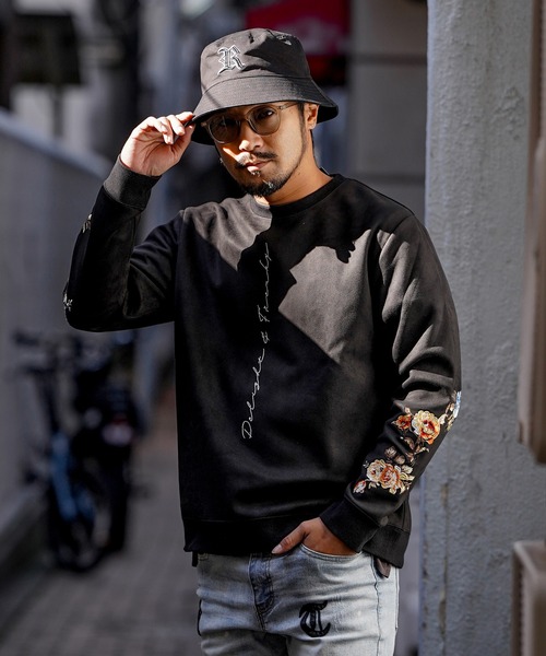 adamsJUGGLER（アダムスジャグラー） 帽子 ハット R/エンブロイダリー