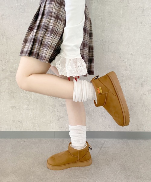 ブーツ 「お気に入り数15000人突破!」ファー ボア ショート ムートン