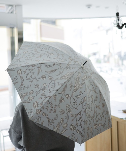 SESTO（セスト） 傘 アンティーク花柄バンブーハンドル日傘/ab24ss