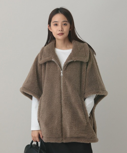 GLOBAL WORK（グローバルワーク） ポンチョ フワモコボアポンチョ