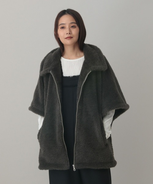 GLOBAL WORK（グローバルワーク） ポンチョ フワモコボアポンチョ