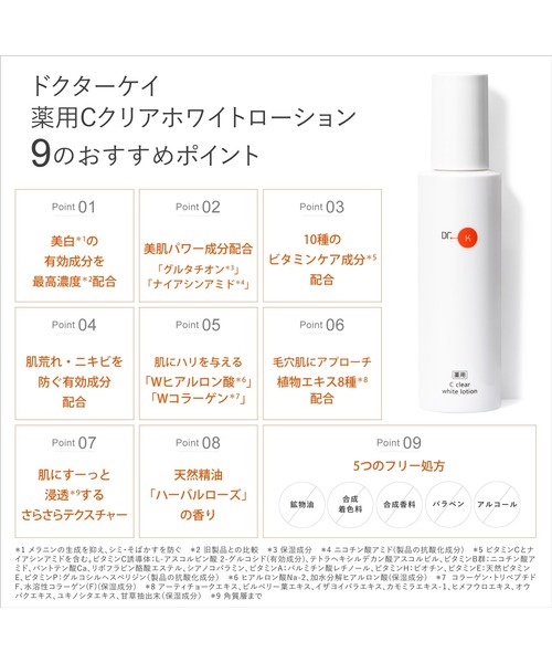 Dr.K（ドクターケイ） 化粧水 薬用Cクリアホワイトローション「医薬部