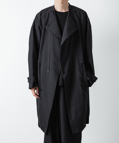 ATO（アトウ） モッズコート コート PINSTRIPE DOUBLE ZIP BLOUSON