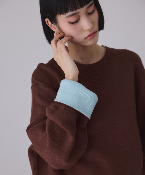 ADAM ET ROPE'（アダムエロペ） ニット セーター バイカラー