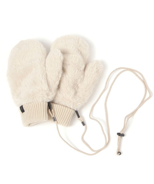 niko and…（ニコアンド） 手袋 オリジナルフェイクファーボア