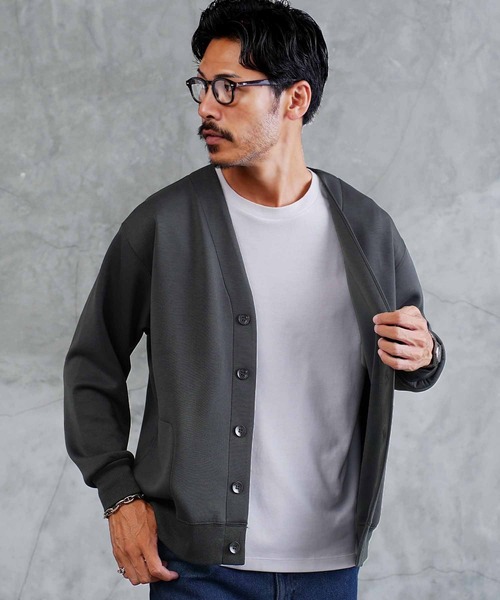 JIGGYS SHOP（ジギーズショップ） カーディガン ダブルフェイス