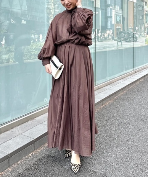 Whim Gazette（ウィム ガゼット） ブラウス シャツ シルクローン