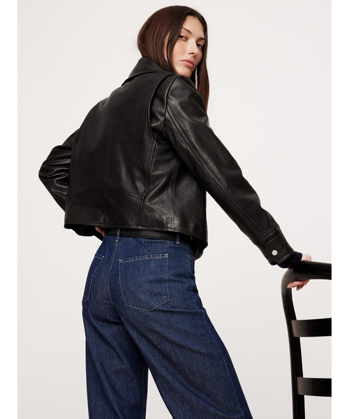 レザージャケット ライダース レザー モトジャケット レディース