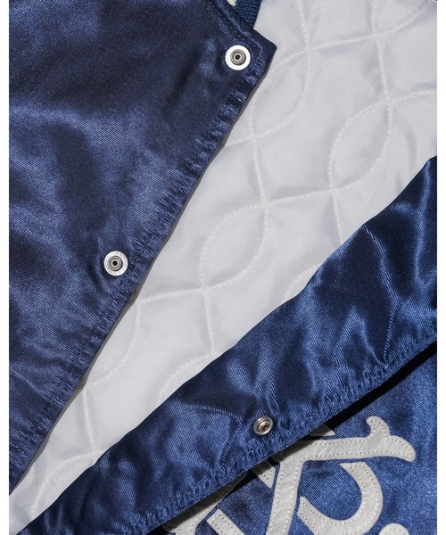 KEBOZ（ケボズ） スタジャン SATIN VARSITY JACKET メンズ : ZOZOTOWN