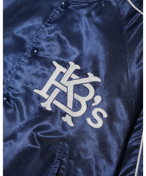 KEBOZ（ケボズ） スタジャン SATIN VARSITY JACKET メンズ : ZOZOTOWN