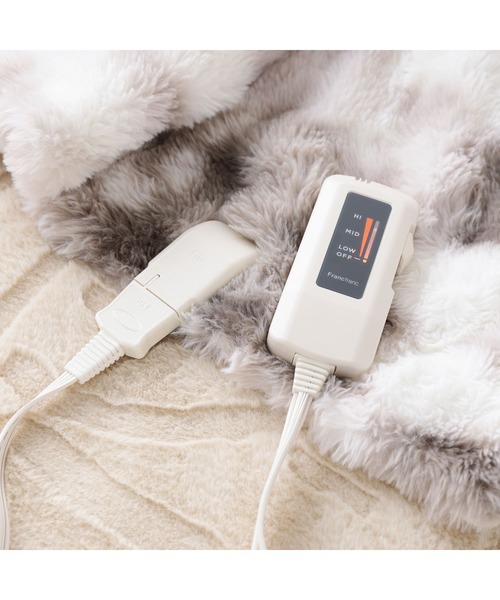 Francfranc（フランフラン） ヒーター付きブランケット ブラウン