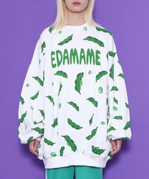 PUNYUS（プニュズ） トレーナー スウェット フード総柄スウェット