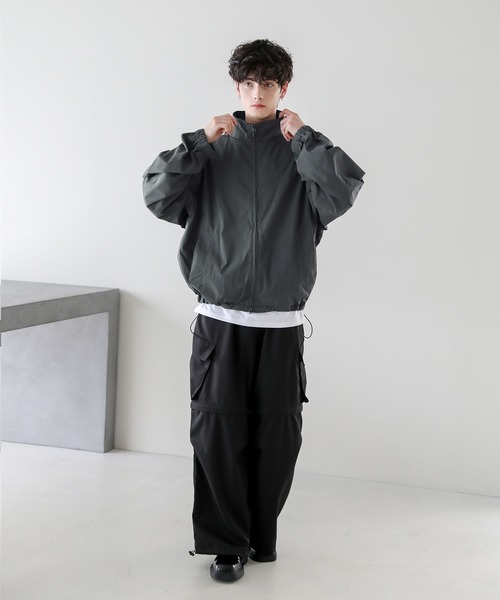 ASTRONOMY ジャージ ダブルジップ裾ドローコードトラックジャケット