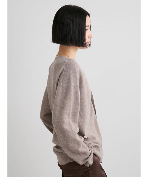 MIESROHE（ミースロエ） カーディガン ウール2WAYカシュクール