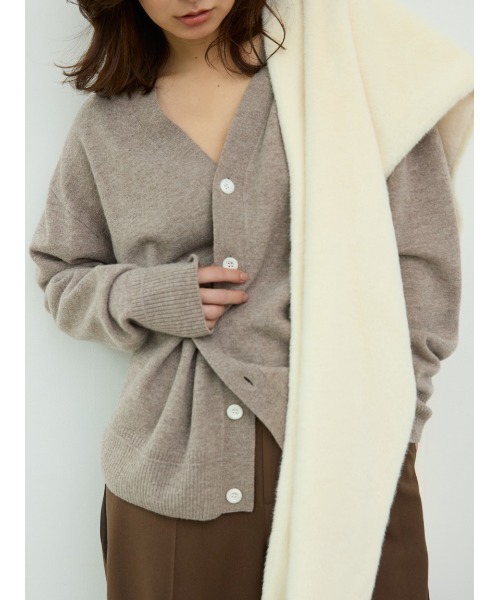 MIESROHE（ミースロエ） カーディガン ウール2WAYカシュクール