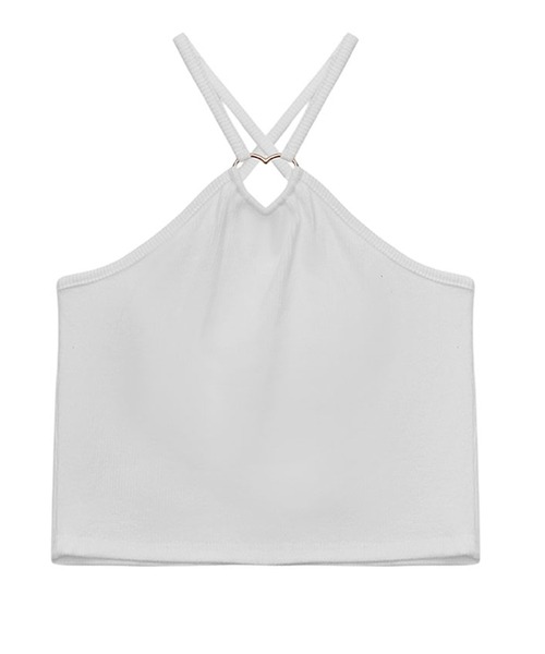 DAY CLOSET キャミソール 「クロップド丈/ハート型フロントリングに熱