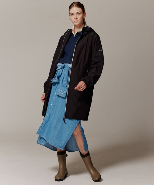AIGLE（エーグル） レインコート カッパ MTD 防水 透湿 撥水ジップ