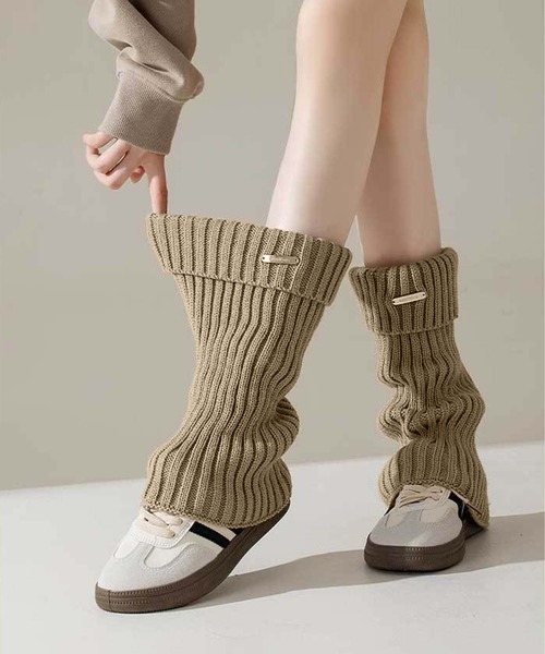 mosox レッグウォーマー リブレッグウォーマー レディース : ZOZOTOWN