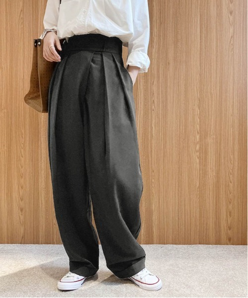 パンツ タックワイドパンツ レディース : ZOZOTOWN Yahoo!店 - 通販