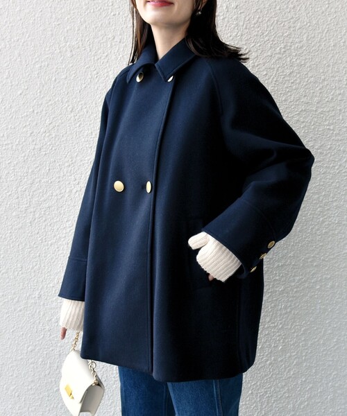 SHIPS（シップス） ピーコート pコート 「WEB限定」「手洗い可能