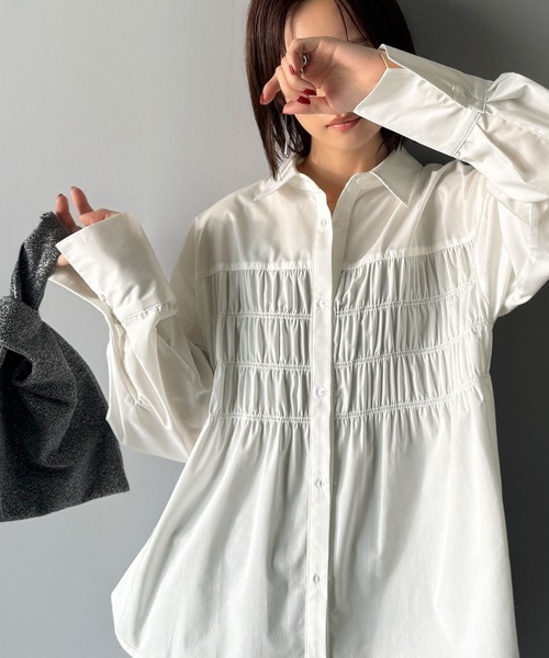 classicalelf（クラシカルエルフ） ブラウス シャツ 立体感を纏う