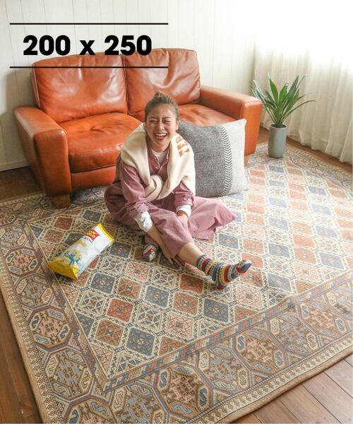 Francfranc（フランフラン） ラグ ラグマット カステ ラグ M 2000×1400