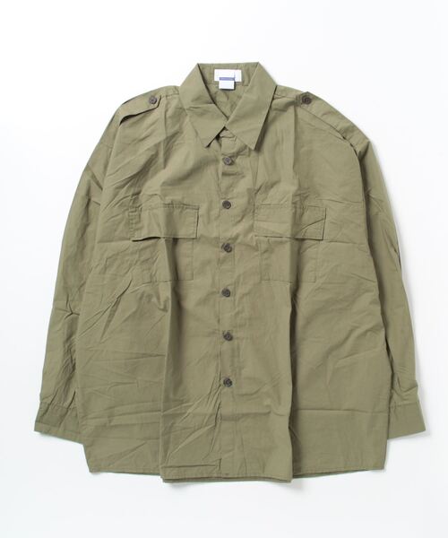 CALIFORNIA OUTFITTERS シャツ 2-7B40 オーバーサイズ ミリタリー