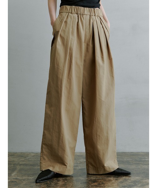 MIESROHE（ミースロエ） パンツ スポーティー3タックパンツ レディース