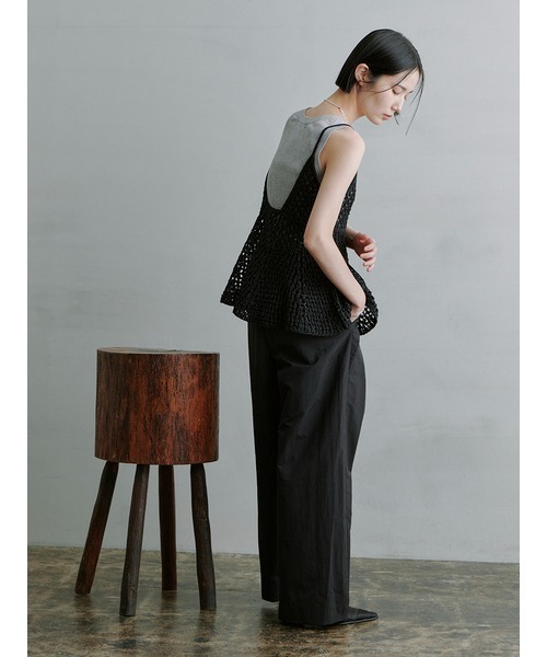 MIESROHE（ミースロエ） パンツ スポーティー3タックパンツ レディース