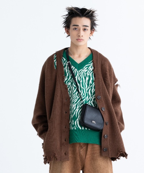 MASONPRINCE ショルダーバッグ PUレザーミニショルダーバッグ BB1935