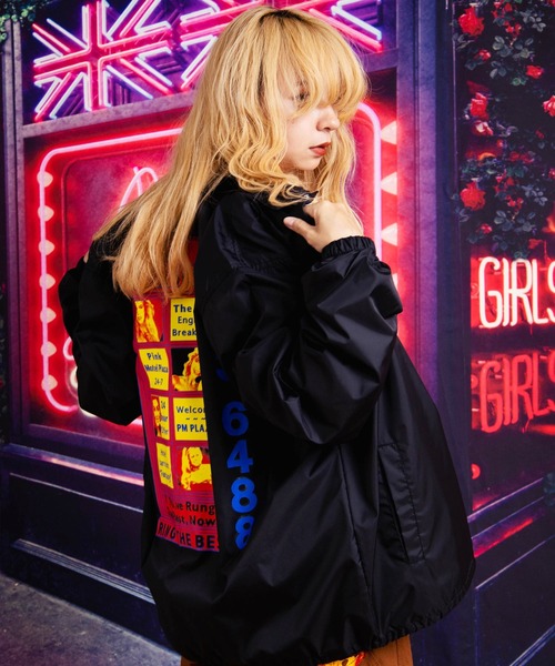 RNA（アールエヌエー） ブルゾン ジャンバー J2044 PINK MOTEL コーチ