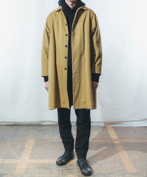 suzuki takayuki（スズキタカユキ） ステンカラーコート コート stand