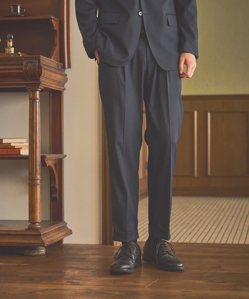 GLOBAL WORK（グローバルワーク） スラックス ストレッチTRパンツ