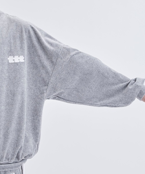 TTT MSW（ティー） スウェット 【TTTMSW/ティー】Velours crew neck