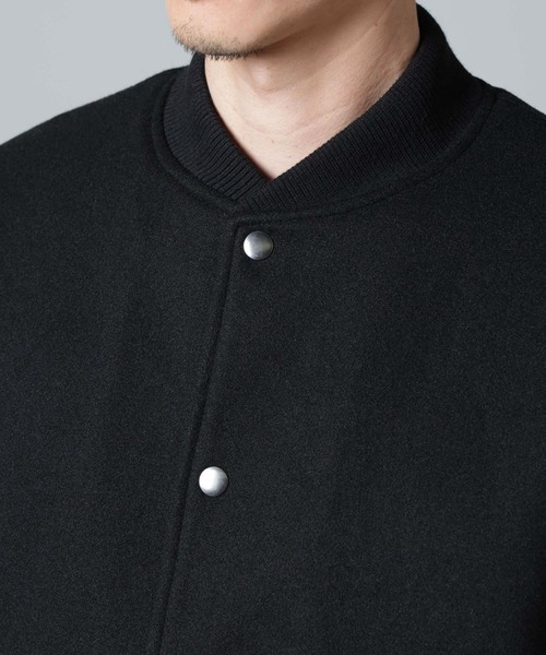 NANO universe（ナノ・ユニバース） スタジャン フェイクレザー中綿