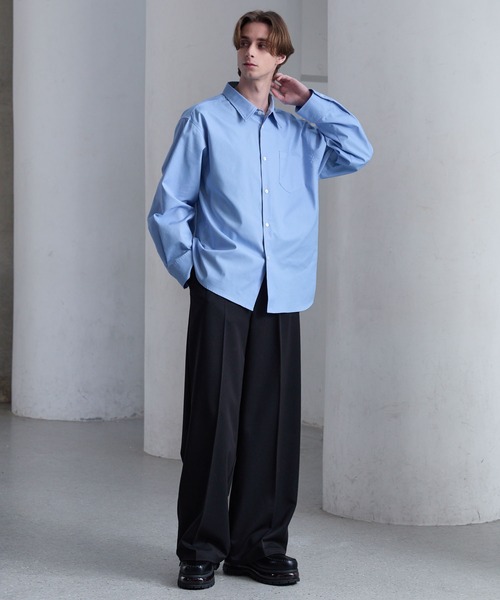 CLEL（クレイル） シャツ 「CLEL」Royal Oxford Regular Collar Shirt