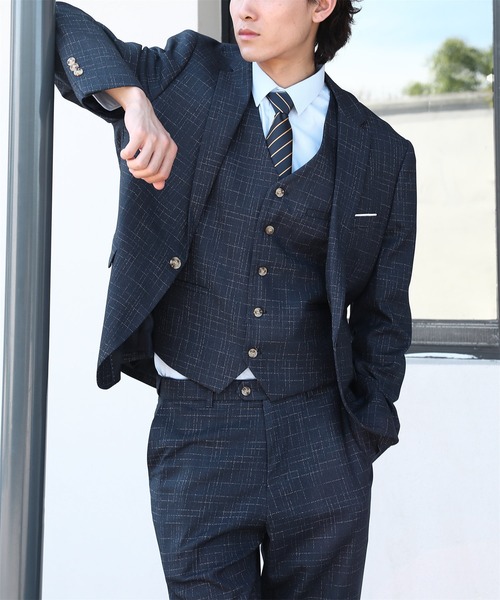 Cloudstyle セットアップ 「Cloudstyle」チェック柄/ スリーピース