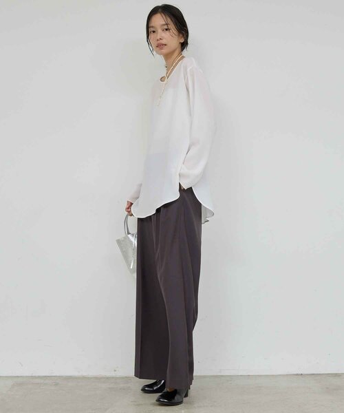 GALLARDAGALANTE（ガリャルダガランテ） ブラウス シャツ ラウンド