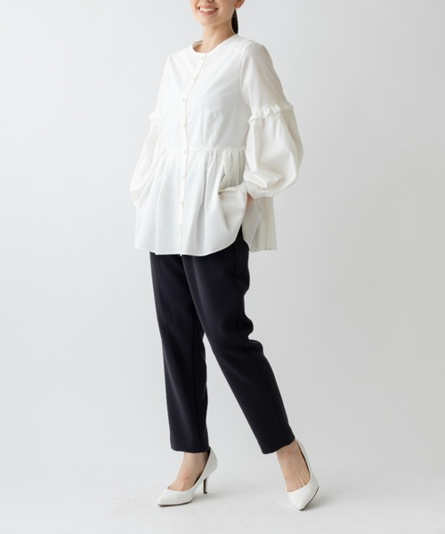 Sono（ソーノ） ブラウス シャツ 「定番人気ブラウス」ご自宅でお洗濯