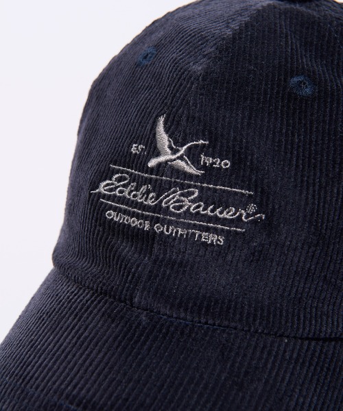 Eddie Bauer（エディーバウアー） キャップ 帽子 コーデュロイ ロゴ
