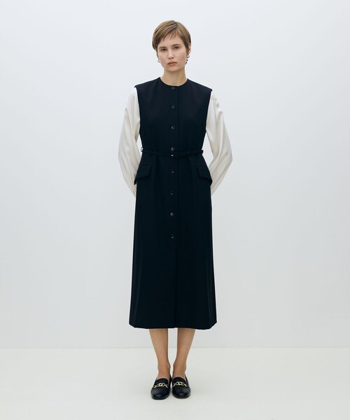 TOMORROWLAND collection ブラウス シャツ ストレッチブロード