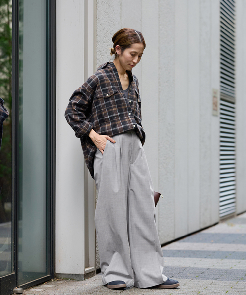 FRAMeWORK（フレームワーク） シャツ ブラウス 「追加」ネルチェック