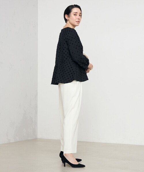 NOLLEY'S Sophi（ノーリーズソフィー） ブラウス シャツ ドットカット