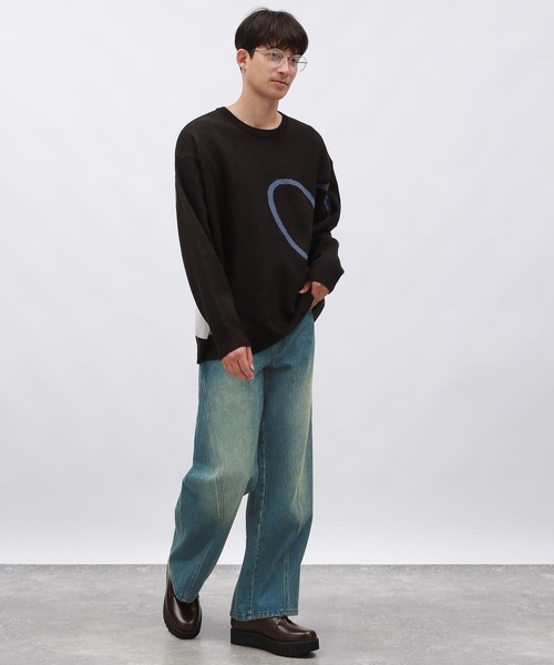 LAKOLE（ラコレ） ジーンズ ツイストデザインデニムパンツ/143975